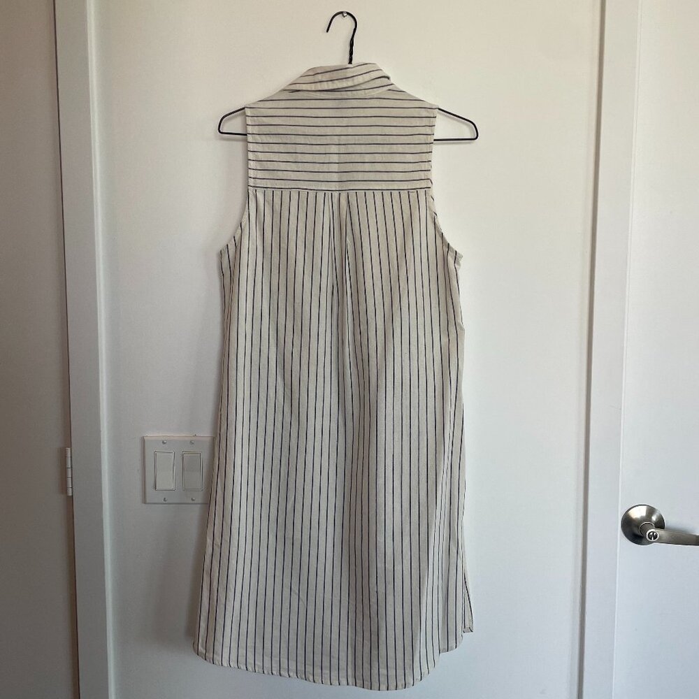 Stripe Collared Tunic Top - Picture 2 of 4